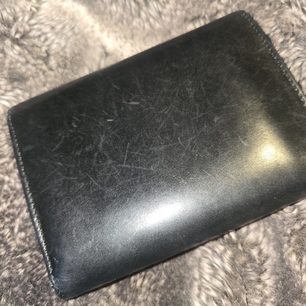 Salvatore Ferragamo Tri Fold Gancini Wallet Black - Picture 3 of 8